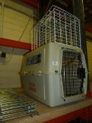 Small Wire Animal Cage and a Transportation Box