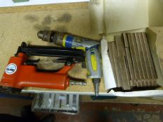 Clarke Pneumatic Stapler and a Pneumatic Drill