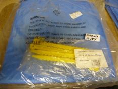 10ft x10ft Heavy Duty Ground Sheet with Pickets