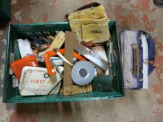Tools Including Set Squares, Toolbelt, First Aid K