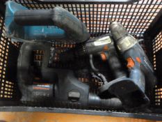 Four Cordless Drills (No Batteries or Chargers)