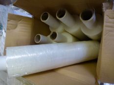 *Six 400mm x 300m Rolls of Clear Stretch Wrap