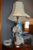 Oriental Lady Table Lamp