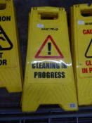 *caution/wet floor signs x 4