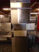 *Maidaid D2021 pass-through dishwasher with 1 straight and 1 L shaped feed table, both with under