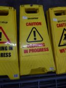 *caution/wet floor signs x 4