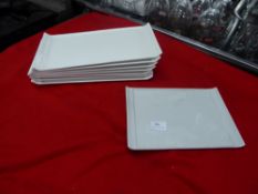 *rectangular plates x 8