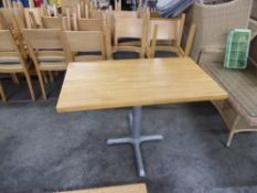 *rectangular butchers block tables x 4 1060w x 600d x 740h