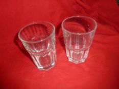 *regular 'rocks' water glasses x 12