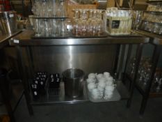 *S/S prep bench 1200w x 500d x 870h