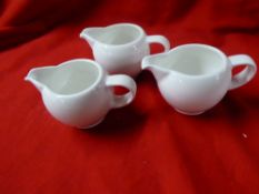 *white milk jugs x 13