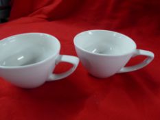 *white medium coffee cups x 17