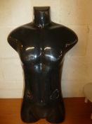 *upper body mannequins x 5 black