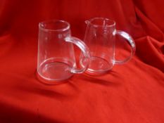 *glass milk jugs x 8