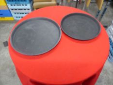 *black waiters trays x 18