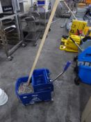 *mop bucket with ringer and mop