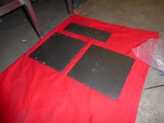 *black presentation slates x 5