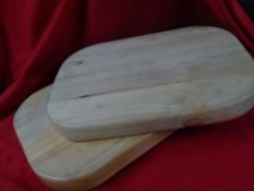 *wooden butchers block chopping boards x 3