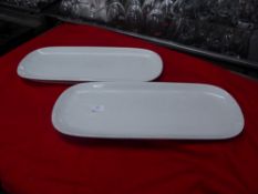*large platter plate x 2 - 530w x 200d