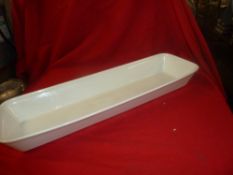 *large white rectangular serving dishes x 3