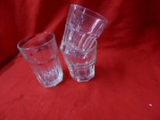 *large quantity of glasses