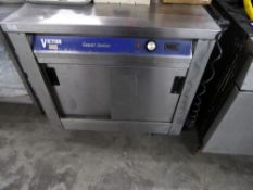 *Victor - count junior hot cupboard single phase on castors - 900w x 700d x 900h