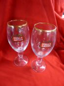 *Stella pint goblets x 10