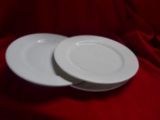 *white side plates diameter 200mm x approx. 20+