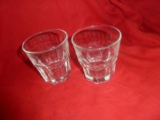 *small 'rocks' water glasses x 12