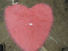 *Pink Heart Rug