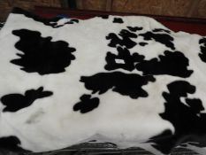 *Faux Fur Cow Hide