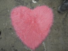 *Pink Heart Rug