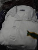 *10 White Polo Shirts (Embroidered)