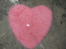 *Pink Heart Rug