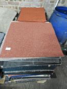 *Pallet of Assorted Carpet Tiles and Door Mats (Various Sizes and Colours)