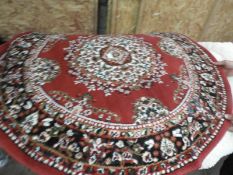 *Traditional Patterned Circular Rug