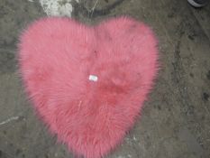 *Pink Heart Rug