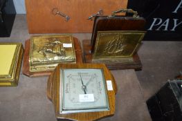 Barometer and Two Letter Racks