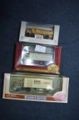 Three Diecast Model Trucks