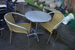 Garden Table and Two Chairs