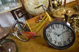 Bicycle Clock