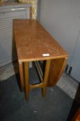Vintage Nathan Teak Oval Drop Leaf Dining Table