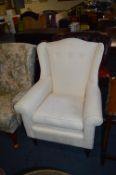 Laura Ashley Ivory Coloured Wingback Armchair