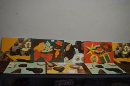 *Eight Chocolate Hanging Shop Display Boards 42x29cm