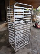 Bakery Tray Rack for Eighteen Trays