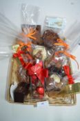 *Basket of Assorted Belgium Chocolates; Bags, Bars, Boxes, etc.