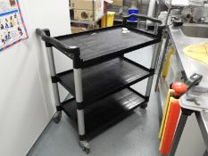 *Three Tier Catering Trolley