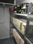 *Four Tier Adjustable Pot Rack 145cm wide, 50cm deep, 167cm high