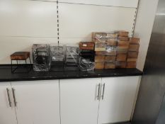 *Quantity of Wood Block Trivets with Stands