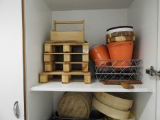 *Assorted Painted Buckets, Table Trivets, Wire Racks, etc.